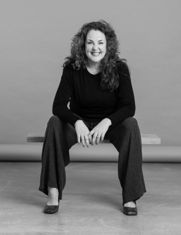 Black and white photo of A Twisted Sister.